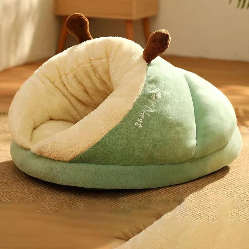 Warm Small Pet Bed - Cozy Pet Bed Slippers