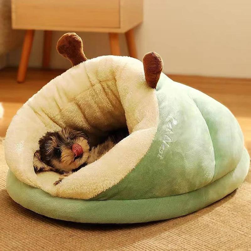 Warm Small Pet Bed - Cozy Pet Bed Slippers